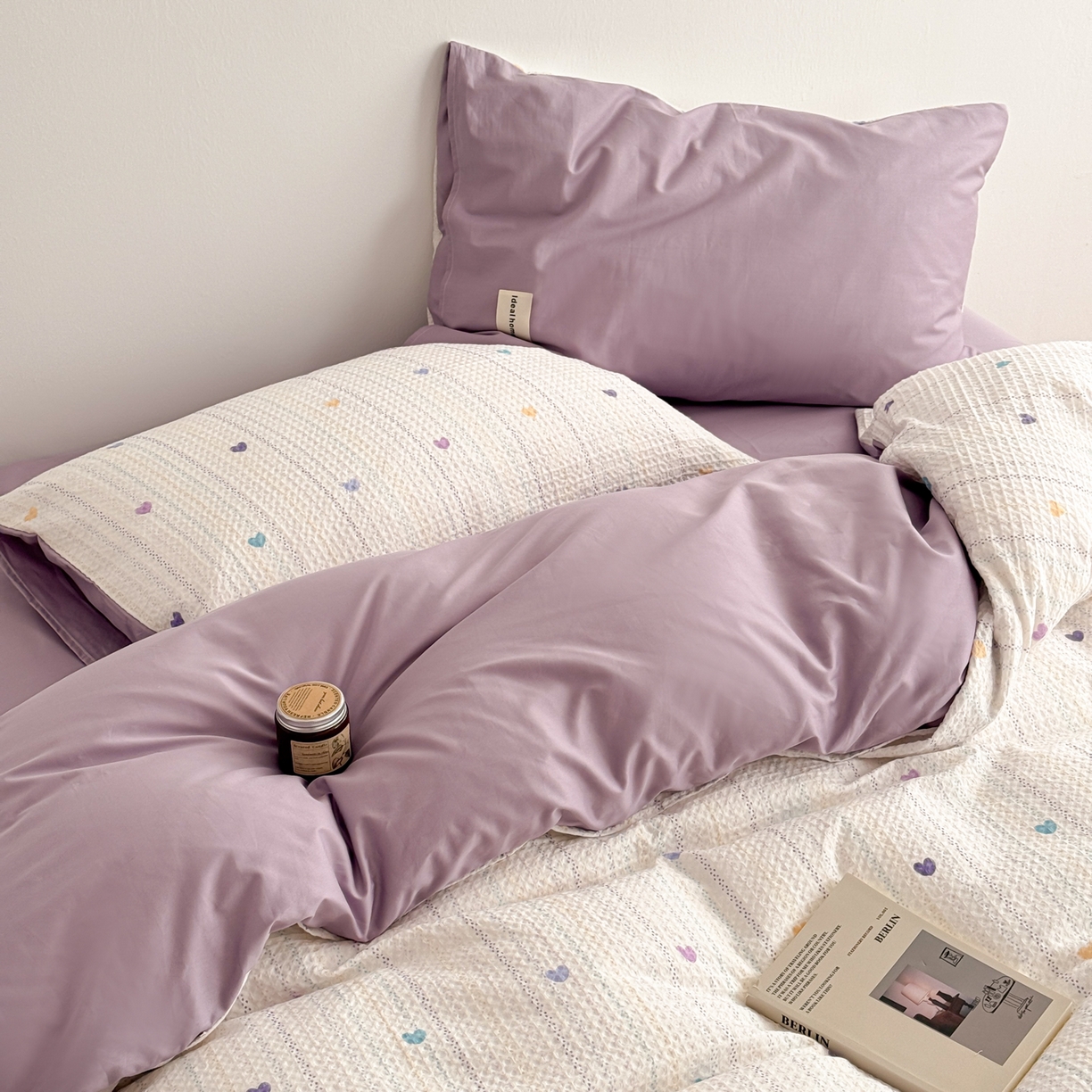 91家纺网 家纺一手货源 找家纺 （总）沐辰 2026新款A类华夫格全棉纯棉印花四件套