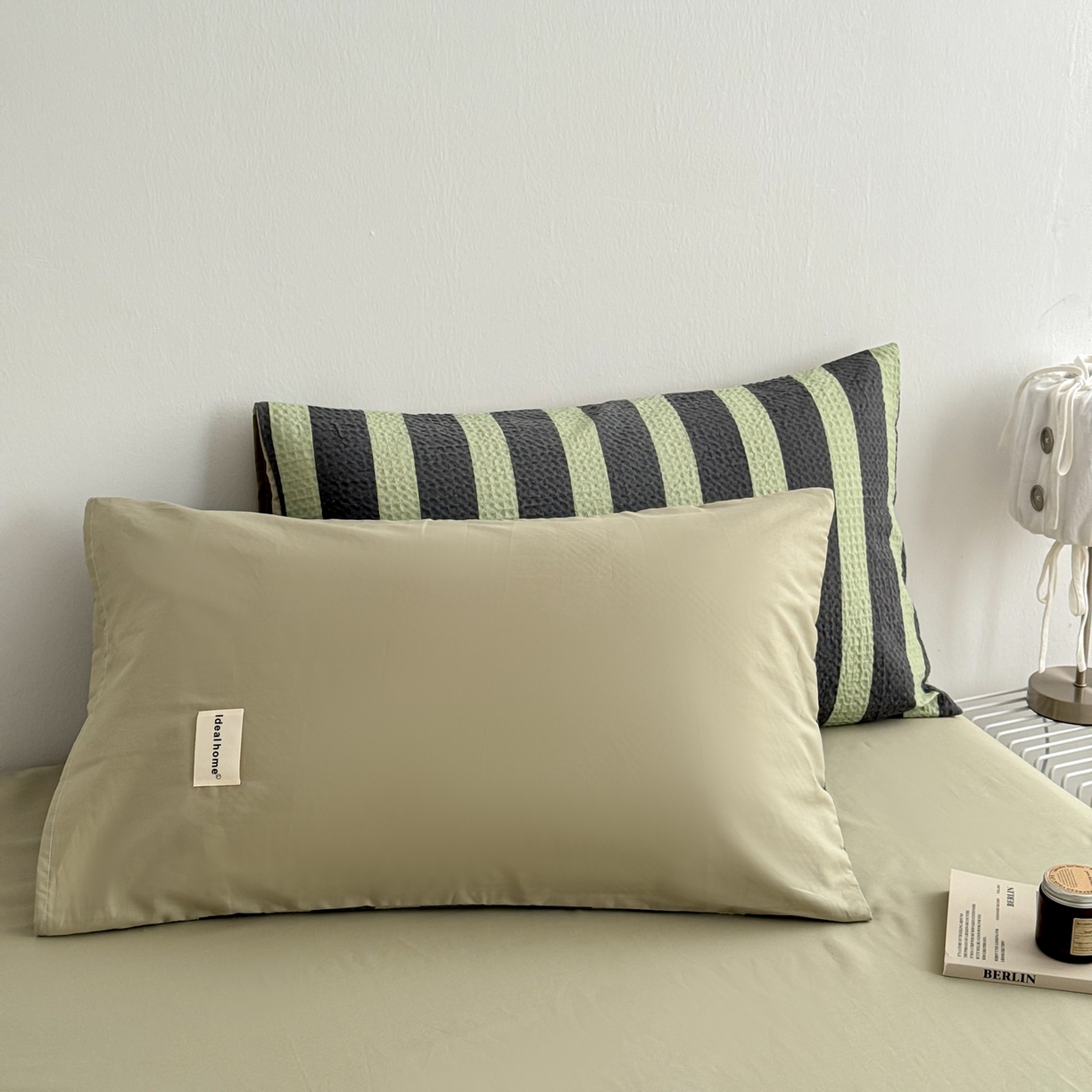 91家纺网 家纺一手货源 找家纺 沐辰 2026新款A类华夫格全棉纯棉印花四件套 华夫格-田野