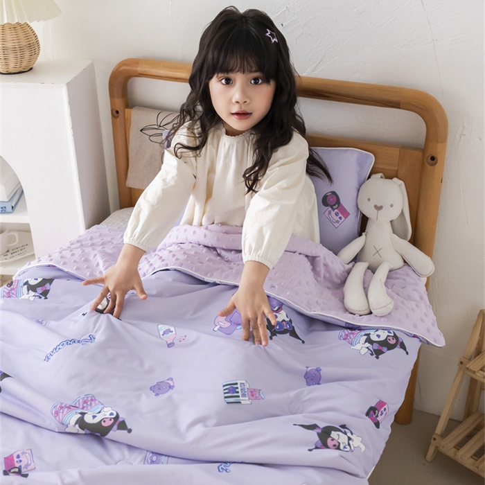 91家纺网 家纺一手货源 找家纺 （总）心卓婴童馆 2026新款三丽鸥凉感丝冰豆豆被被子被芯-儿童图