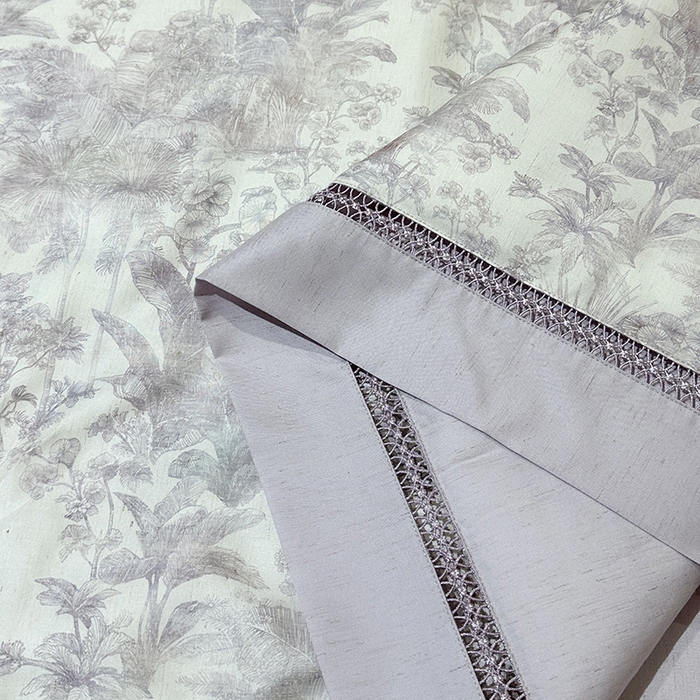 91家纺网 家纺一手货源 找家纺 欧夏家纺 2026莱赛尔天丝麻数码印花镂空夏被空调被夏凉被 紫亭