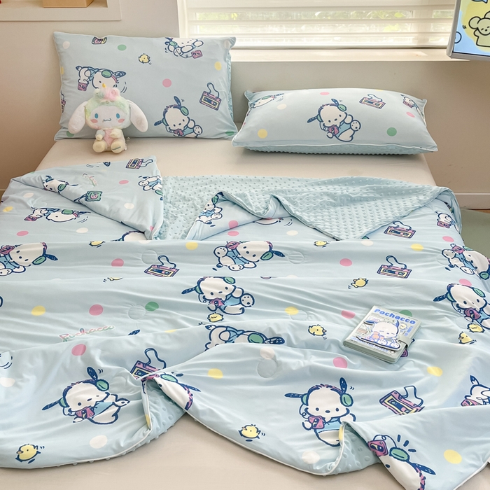 心卓婴童馆 2026新款三丽鸥凉感丝冰豆豆被被子被芯-成人图 音乐帕恰狗