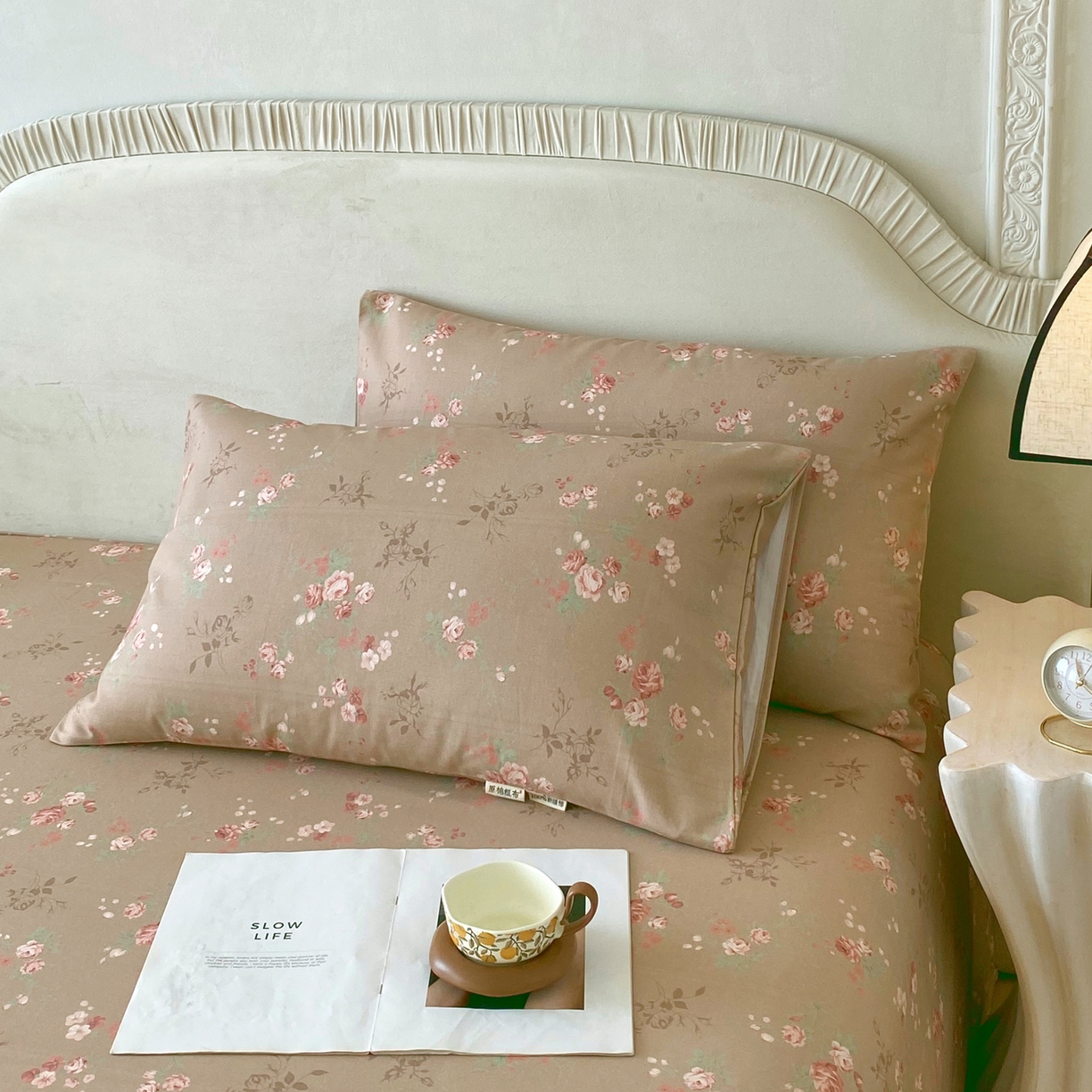 91家纺网 家纺一手货源 找家纺 （总）春皖家纺 2026春夏新品简约款老粗布系列枕套单品单枕套 枕套单件