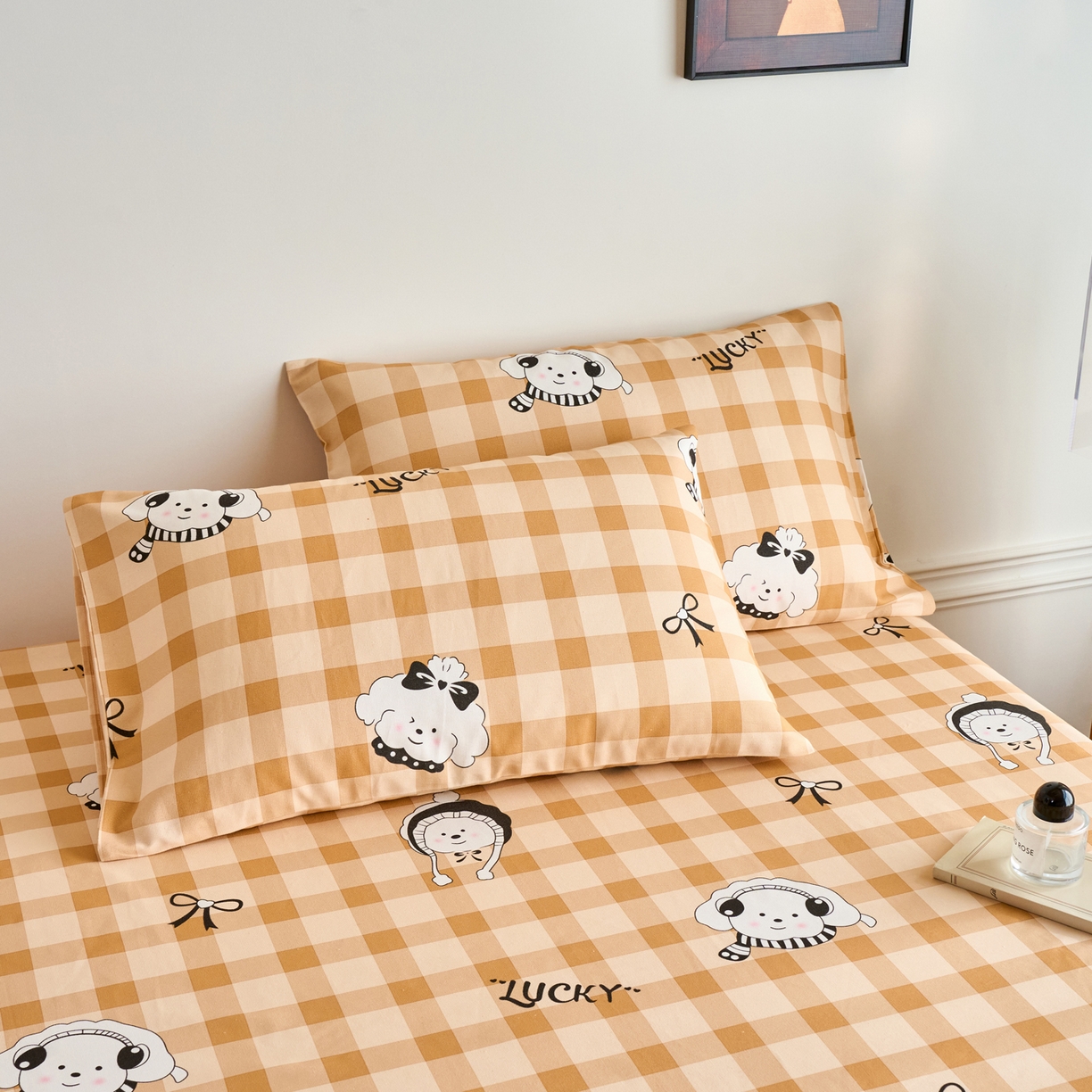 91家纺网 家纺一手货源 找家纺 （总）春皖家纺 2026春夏新品简约款老粗布系列枕套单品单枕套 枕套单件