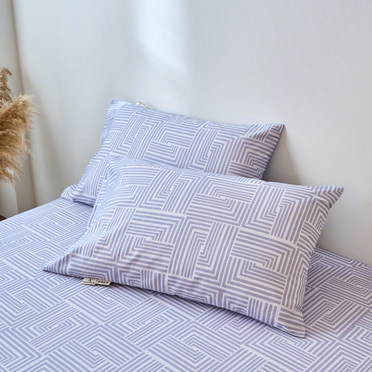 91家纺网 家纺一手货源 找家纺 （总）春皖家纺 2026春夏新品简约款老粗布系列枕套单品单枕套 枕套单件