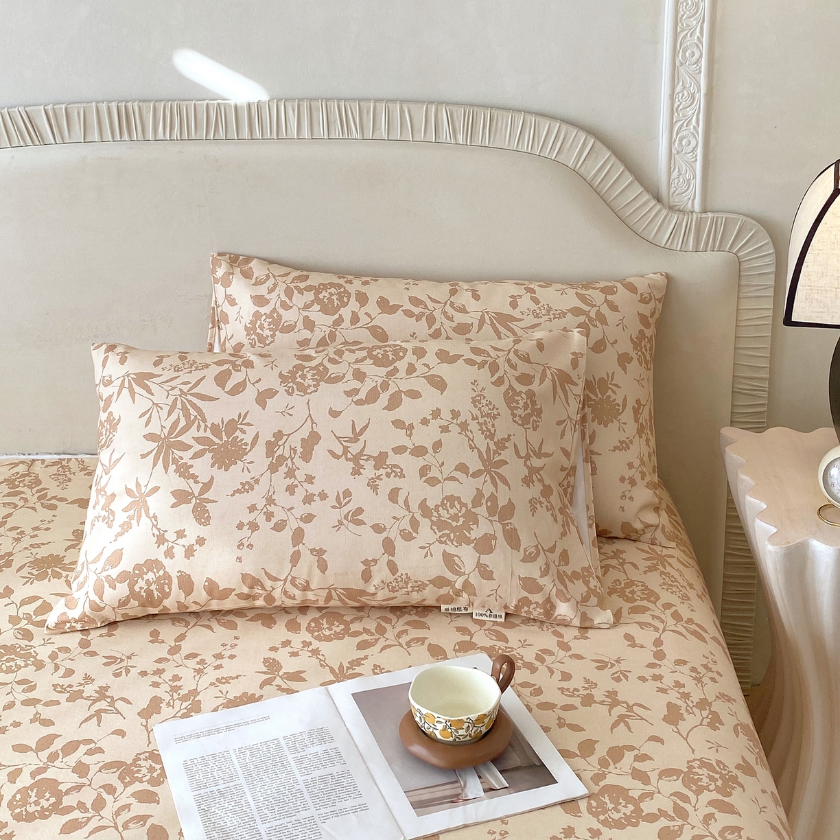 91家纺网 家纺一手货源 找家纺 （总）春皖家纺 2026春夏新品简约款老粗布系列枕套单品单枕套 枕套单件