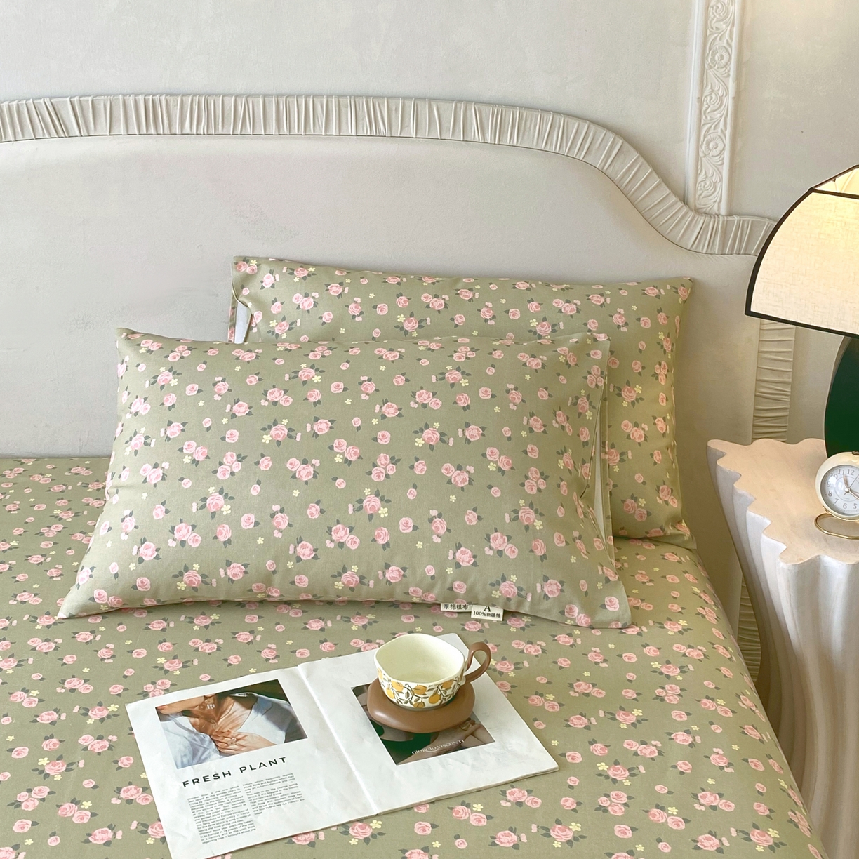 91家纺网 家纺一手货源 找家纺 （总）春皖家纺 2026春夏新品简约款老粗布系列枕套单品单枕套 枕套单件