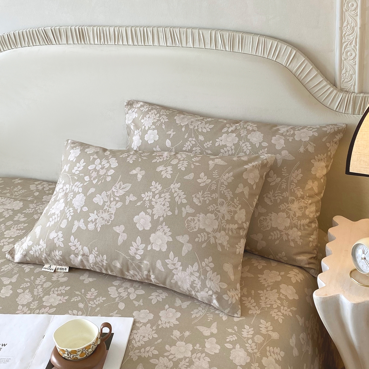 91家纺网 家纺一手货源 找家纺 （总）春皖家纺 2026春夏新品简约款老粗布系列枕套单品单枕套 枕套单件