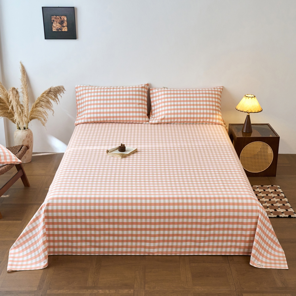 91家纺网 家纺一手货源 找家纺 （总）春皖家纺 2026春夏新品简约款老粗布系列床单单品床单床单单件