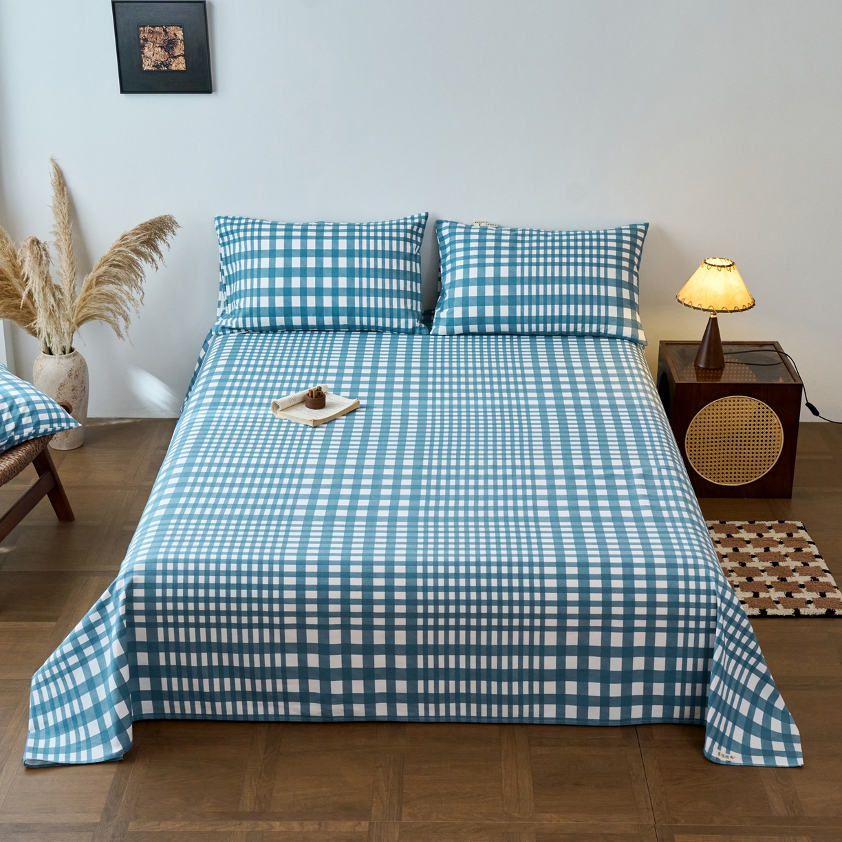 91家纺网 家纺一手货源 找家纺 （总）春皖家纺 2026春夏新品简约款老粗布系列床单单品床单床单单件