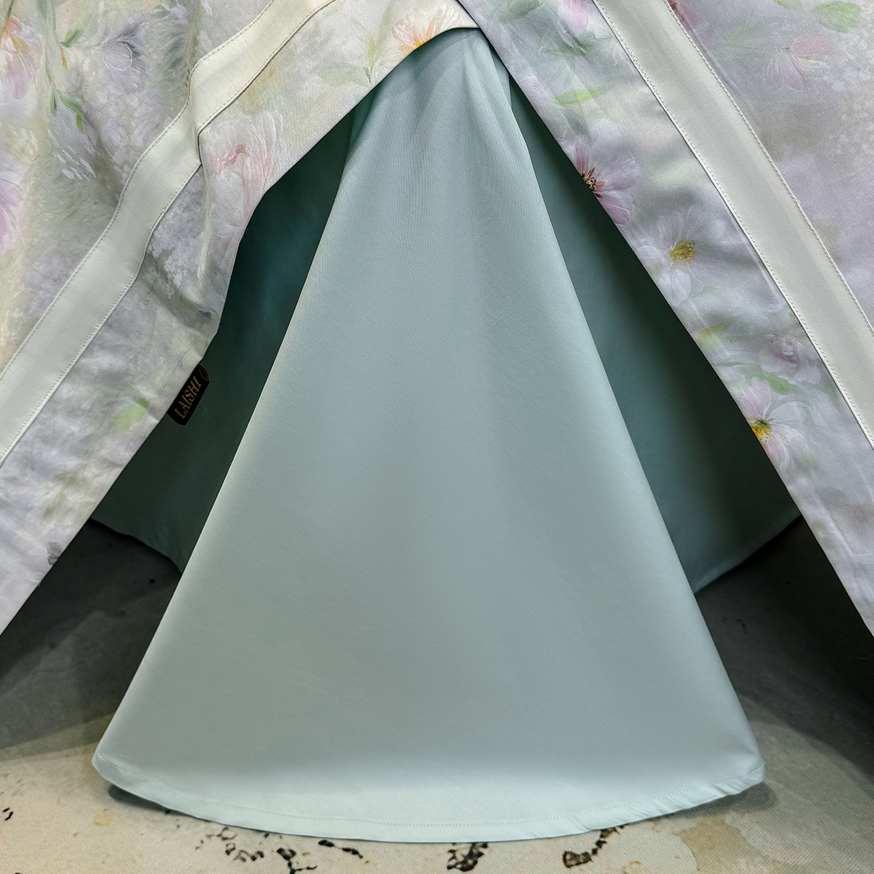 91家纺网 家纺一手货源 找家纺 欣宜家纺 2026新款50x50s纯棉全棉埃及长绒棉刺绣绣花床上四件套【含高端礼盒】-绽缦 绽缦-绿野仙踪