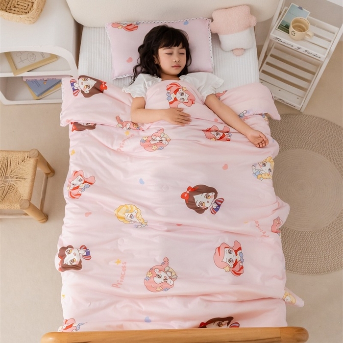 91家纺网 家纺一手货源 找家纺 2026新款A类针织棉被芯夏凉被春秋被冬被儿童学生成人冬被加厚被子大豆被四季款—儿童图 爱心公主