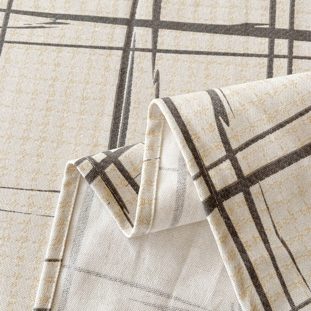 91家纺网 家纺一手货源 找家纺 春皖家纺 2026春夏新品简约款老粗布系列枕套单品单枕套 枕套单件 素简