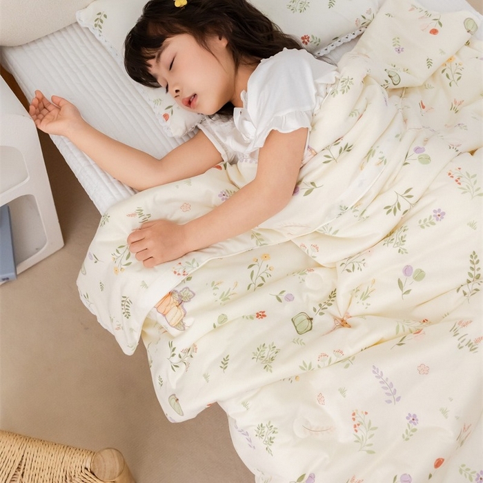 91家纺网 家纺一手货源 找家纺 2026新款A类针织棉被芯夏凉被春秋被冬被儿童学生成人冬被加厚被子大豆被四季款—儿童图 南瓜小兔