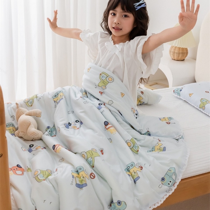 91家纺网 家纺一手货源 找家纺 2026新款A类针织棉被芯夏凉被春秋被冬被儿童学生成人冬被加厚被子大豆被四季款—儿童图 汽车总动员