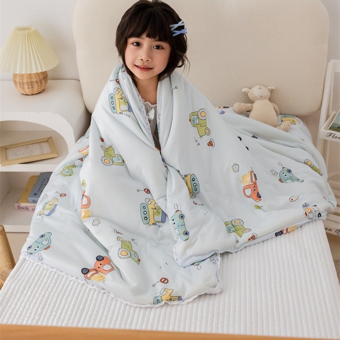 91家纺网 家纺一手货源 找家纺 2026新款A类针织棉被芯夏凉被春秋被冬被儿童学生成人冬被加厚被子大豆被四季款—儿童图 汽车总动员