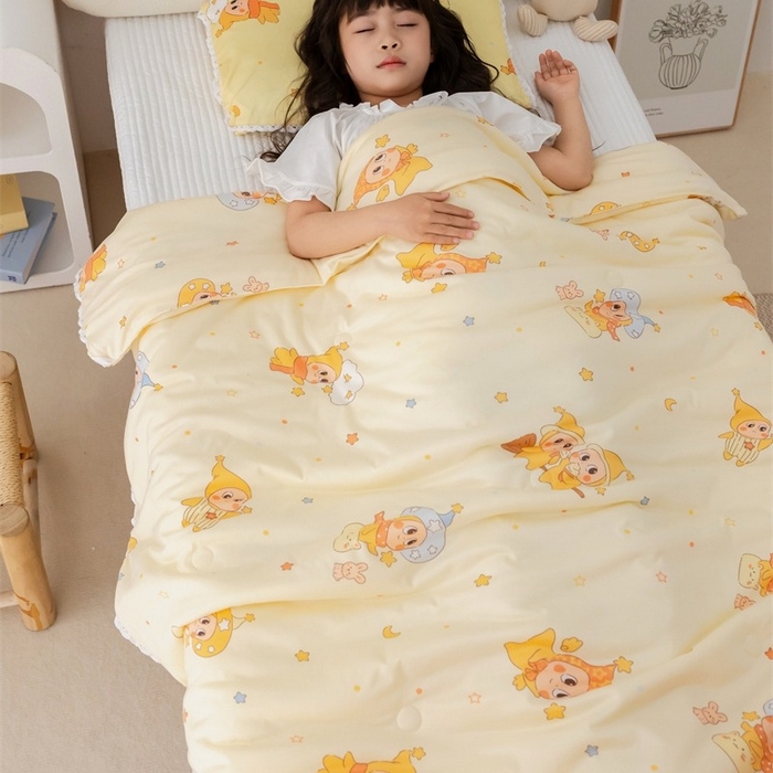 91家纺网 家纺一手货源 找家纺 2026新款A类针织棉被芯夏凉被春秋被冬被儿童学生成人冬被加厚被子大豆被四季款—儿童图 星星宝宝