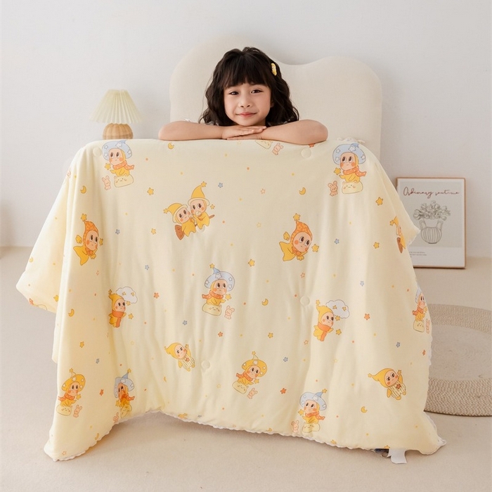 91家纺网 家纺一手货源 找家纺 2026新款A类针织棉被芯夏凉被春秋被冬被儿童学生成人冬被加厚被子大豆被四季款—儿童图 星星宝宝