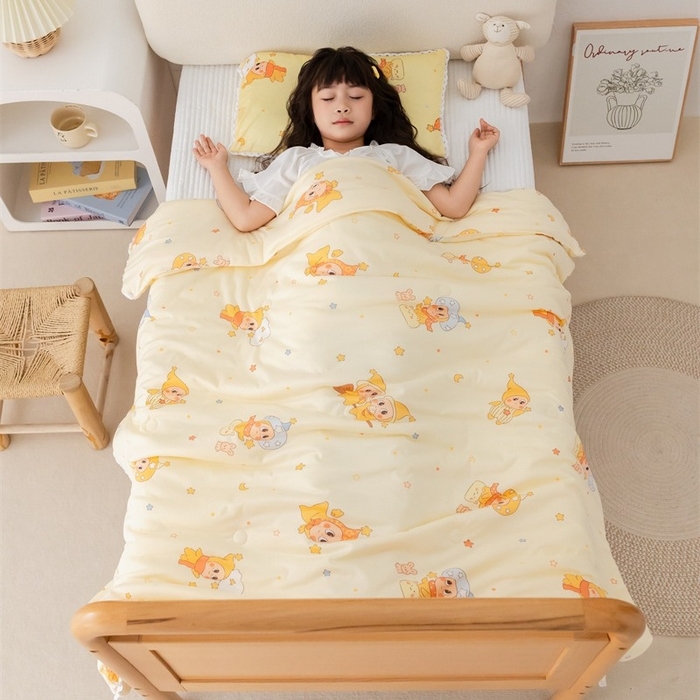 91家纺网 家纺一手货源 找家纺 2026新款A类针织棉被芯夏凉被春秋被冬被儿童学生成人冬被加厚被子大豆被四季款—儿童图 星星宝宝