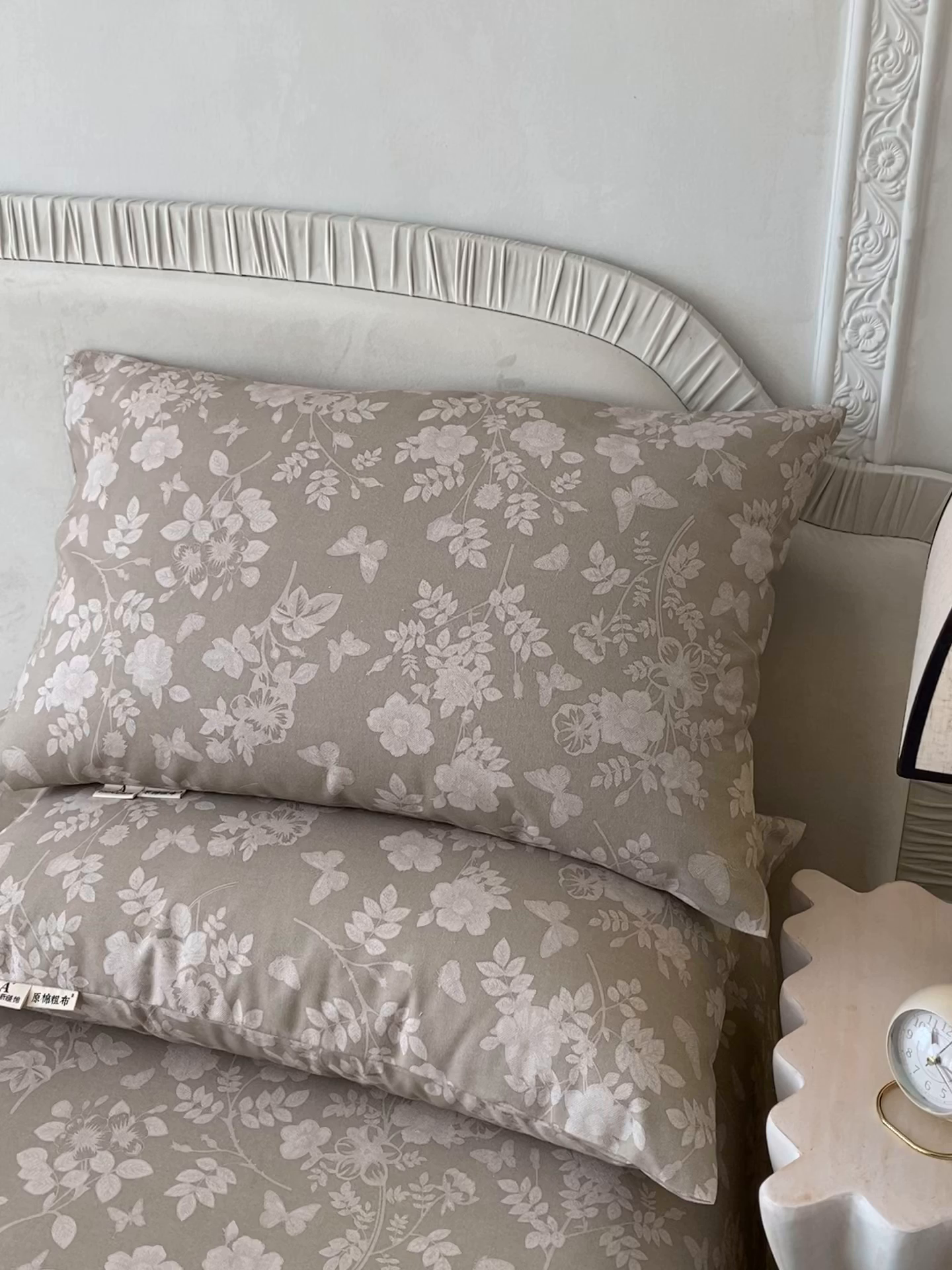91家纺网 家纺一手货源 找家纺 春皖家纺 2026春夏新品简约款老粗布系列枕套单品单枕套 枕套单件 幽色