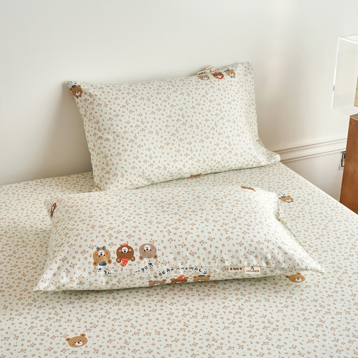 91家纺网 家纺一手货源 找家纺 春皖家纺 2026春夏新品简约款老粗布系列枕套单品单枕套 枕套单件 尤米H