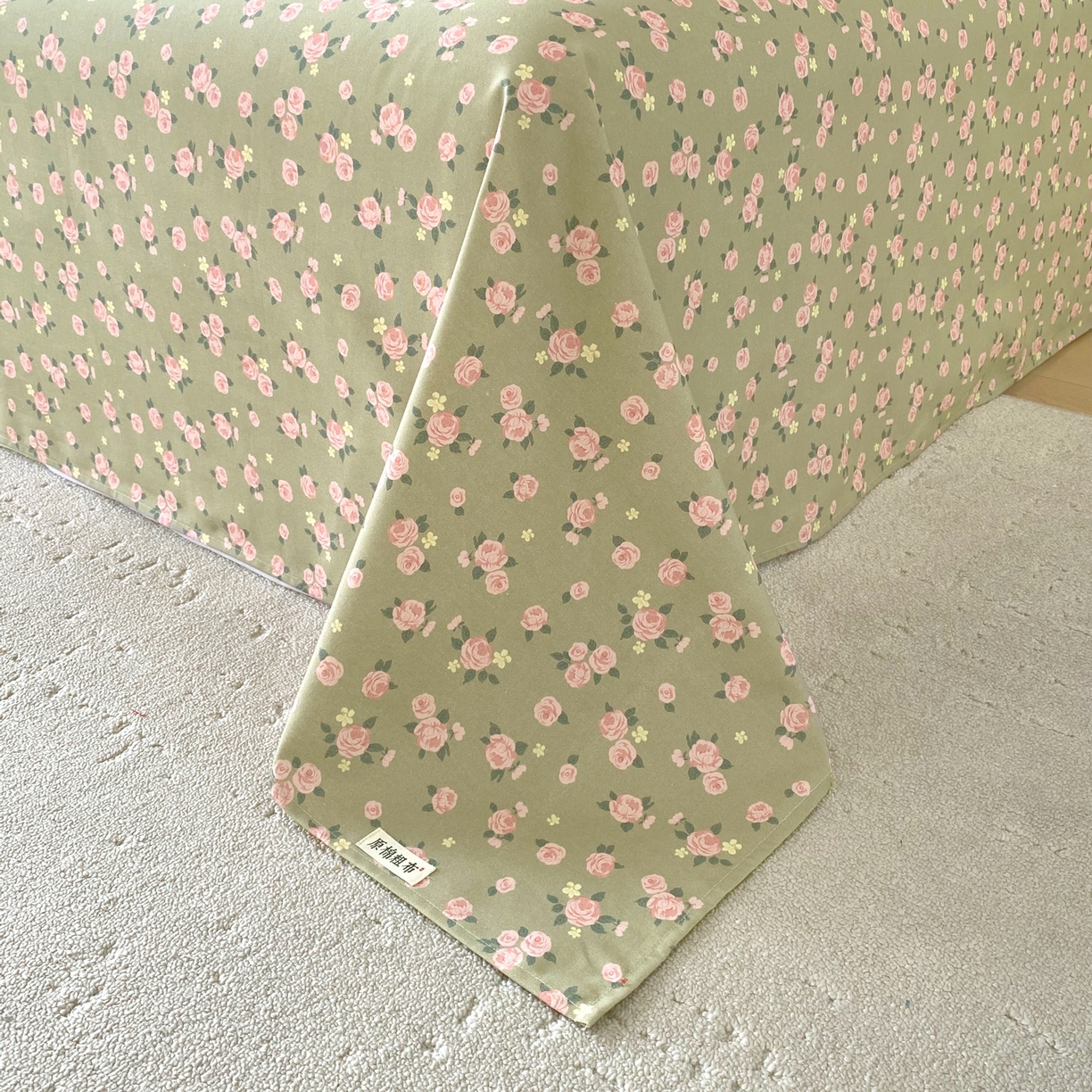 91家纺网 家纺一手货源 找家纺 春皖家纺 2026春夏新品简约款老粗布系列床单单品床单床单单件 书宛