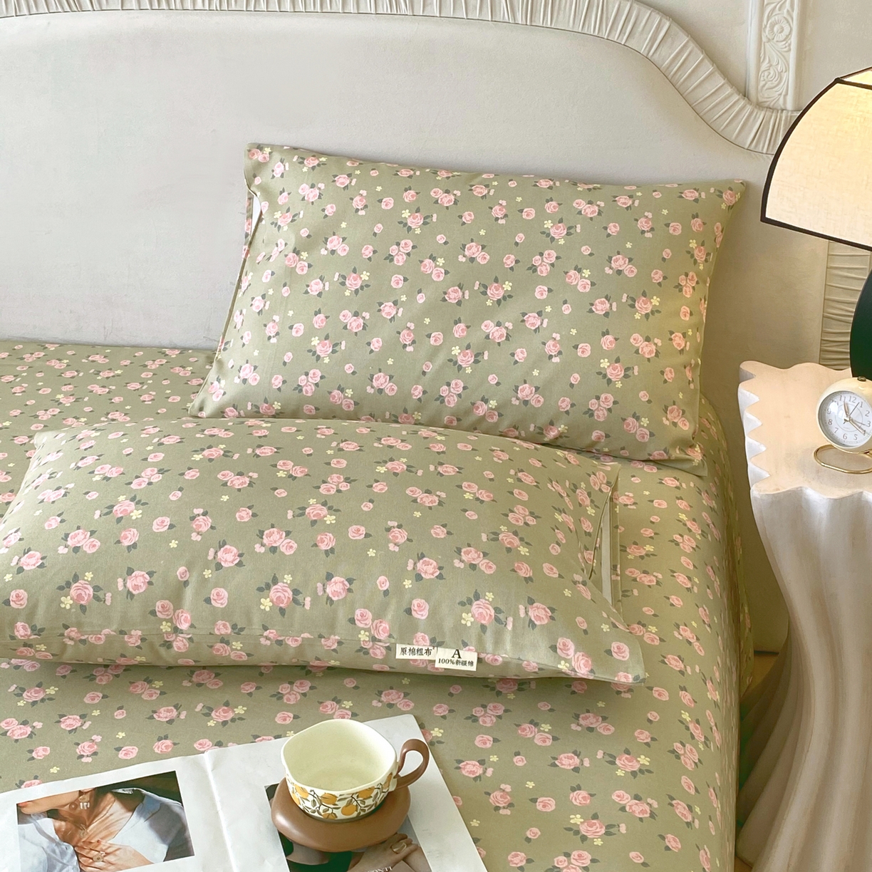 91家纺网 家纺一手货源 找家纺 春皖家纺 2026春夏新品简约款老粗布系列床单单品床单床单单件 书宛