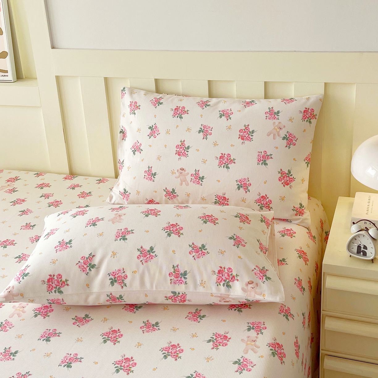 91家纺网 家纺一手货源 找家纺 春皖家纺 2026春夏新品简约款老粗布系列枕套单品单枕套 枕套单件 芝甜