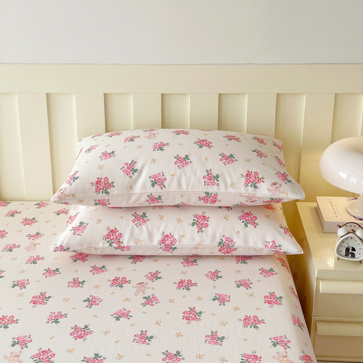 91家纺网 家纺一手货源 找家纺 春皖家纺 2026春夏新品简约款老粗布系列枕套单品单枕套 枕套单件 芝甜