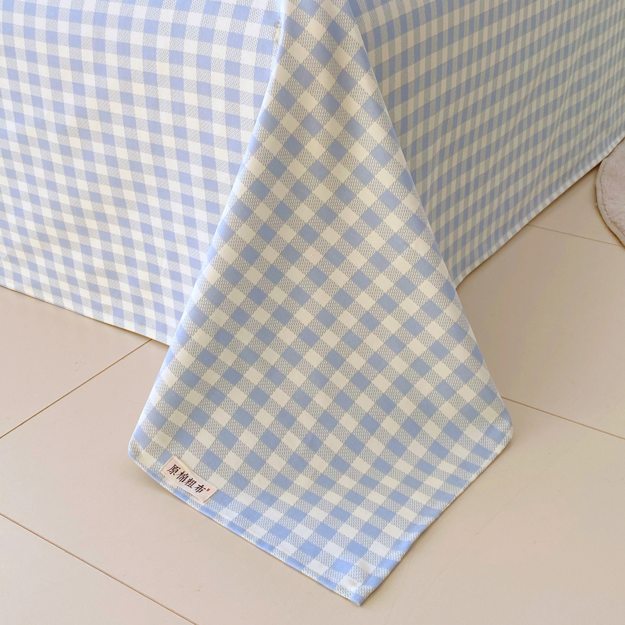 91家纺网 家纺一手货源 找家纺 春皖家纺 2026春夏新品简约款老粗布系列床单单品床单床单单件 西木