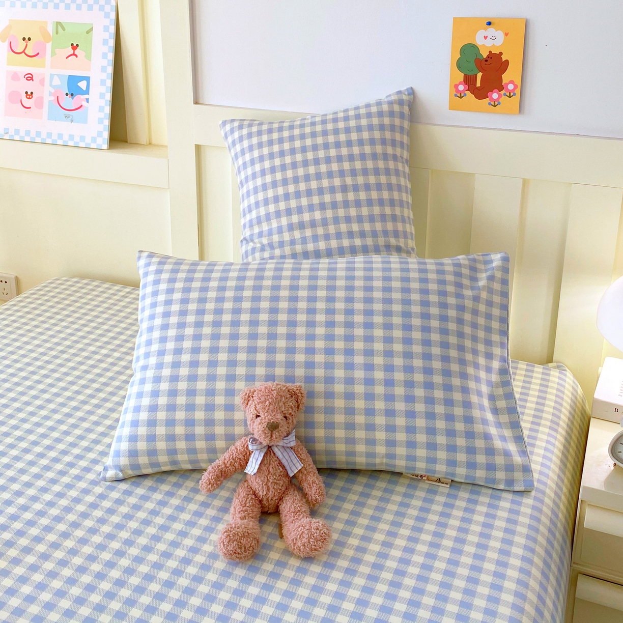 91家纺网 家纺一手货源 找家纺 春皖家纺 2026春夏新品简约款老粗布系列床单单品床单床单单件 西木