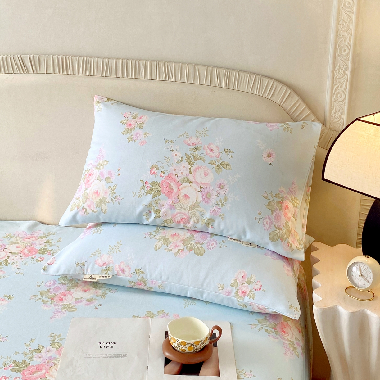 91家纺网 家纺一手货源 找家纺 春皖家纺 2026春夏新品简约款老粗布系列床单单品床单床单单件 向晚