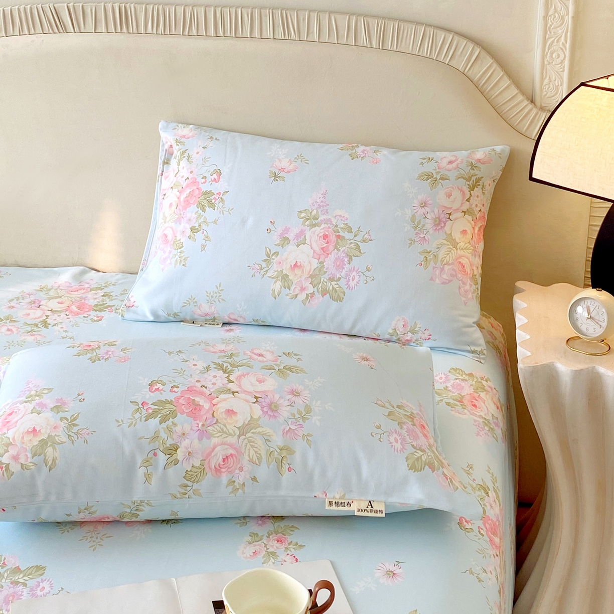 91家纺网 家纺一手货源 找家纺 春皖家纺 2026春夏新品简约款老粗布系列床单单品床单床单单件 向晚