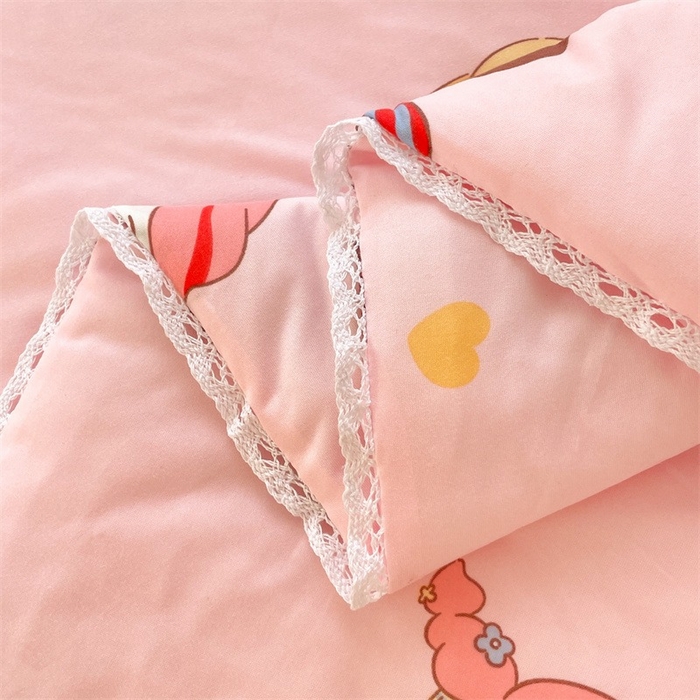 91家纺网 家纺一手货源 找家纺 2026新款A类针织棉被芯夏凉被春秋被冬被儿童学生成人冬被加厚被子大豆被—影棚图 爱心公主