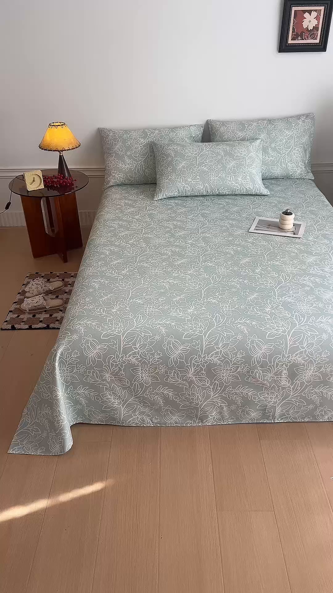 91家纺网 家纺一手货源 找家纺 春皖家纺 2026春夏新品简约款老粗布系列床单单品床单床单单件 意禾Y