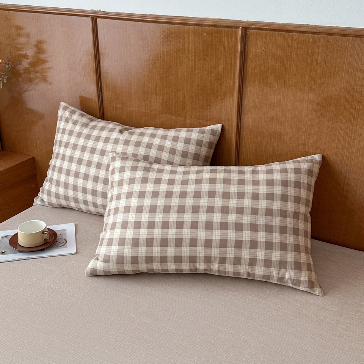 91家纺网 家纺一手货源 找家纺 尊妙被业 2026新款里外全棉100%新疆棉花夏被被子被芯-简约风 格瑞-咖