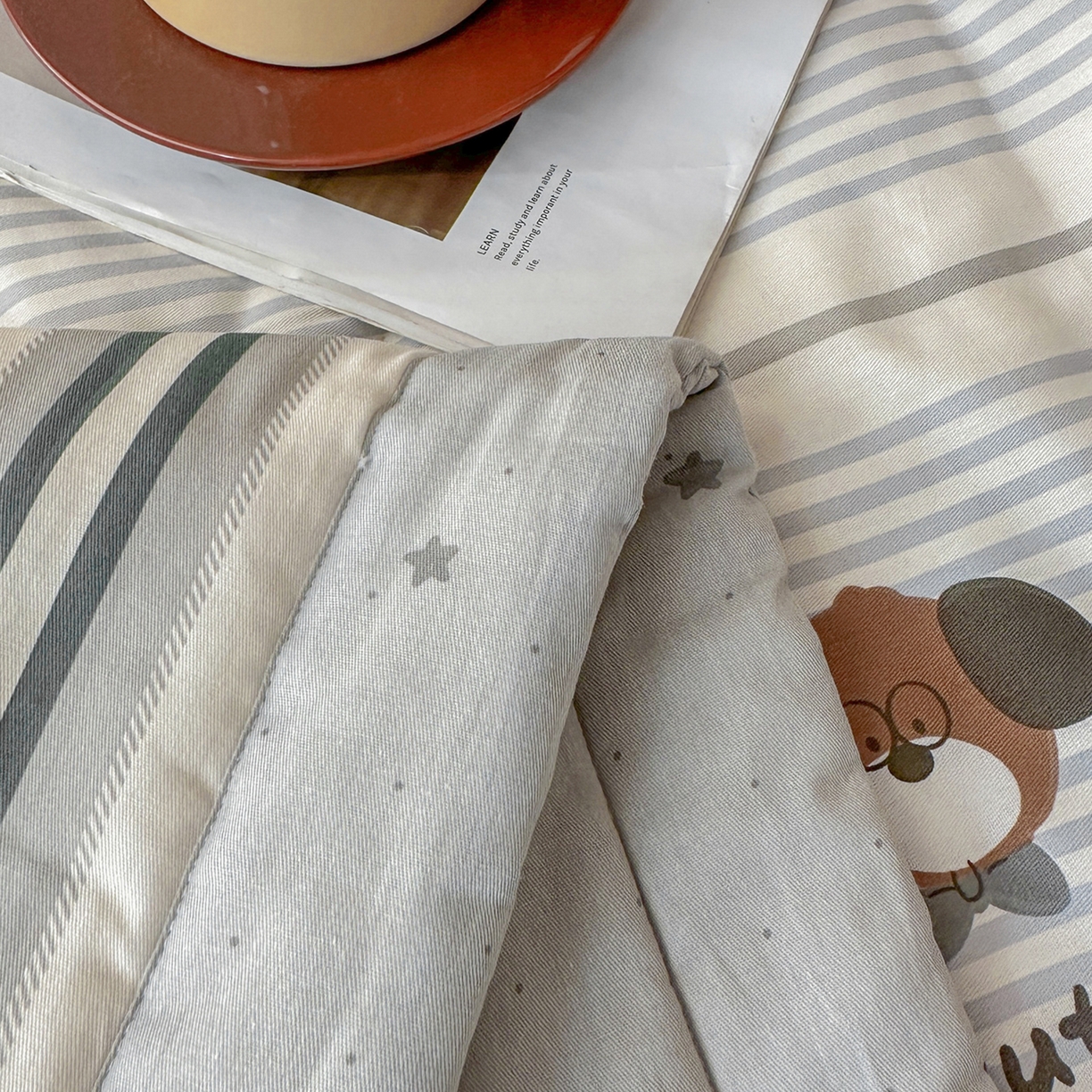 91家纺网 家纺一手货源 找家纺 尊妙被业 2026新款里外全棉100%新疆棉花夏被被子被芯-简约风 素纹小伴-兰