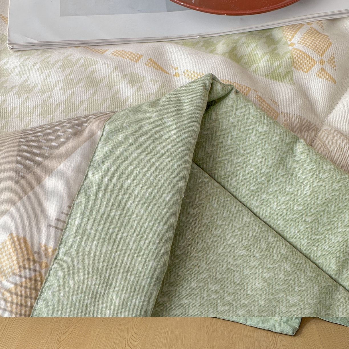 91家纺网 家纺一手货源 找家纺 尊妙被业 2026新款里外全棉100%新疆棉花夏被被子被芯-简约风 六边冰川