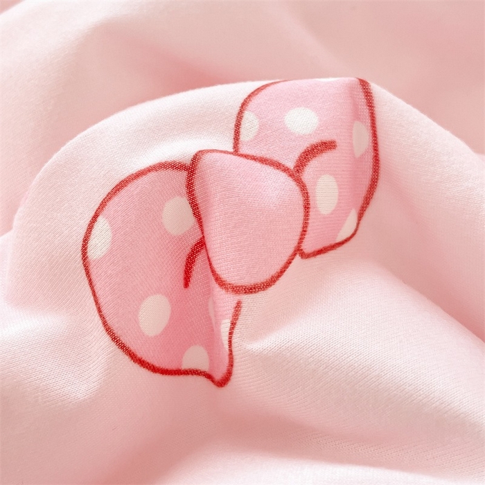 91家纺网 家纺一手货源 找家纺 2026新款A类针织棉被芯夏凉被春秋被冬被儿童学生成人冬被加厚被子大豆被—影棚图 蝴蝶结小猫