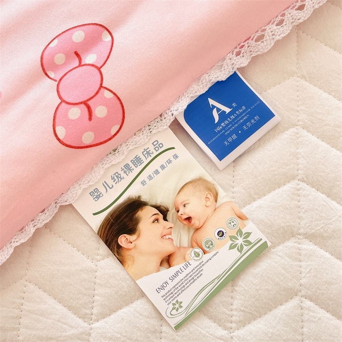 91家纺网 家纺一手货源 找家纺 2026新款A类针织棉被芯夏凉被春秋被冬被儿童学生成人冬被加厚被子大豆被—影棚图 蝴蝶结小猫