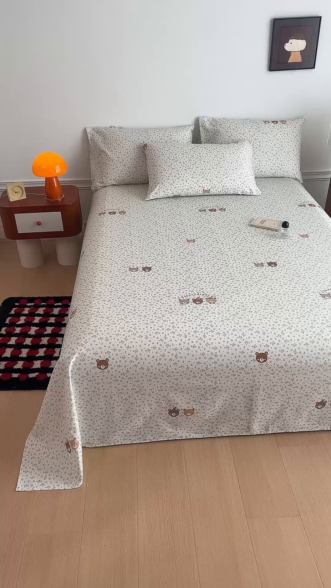 91家纺网 家纺一手货源 找家纺 春皖家纺 2026春夏新品简约款老粗布系列床单单品床单床单单件 尤米H