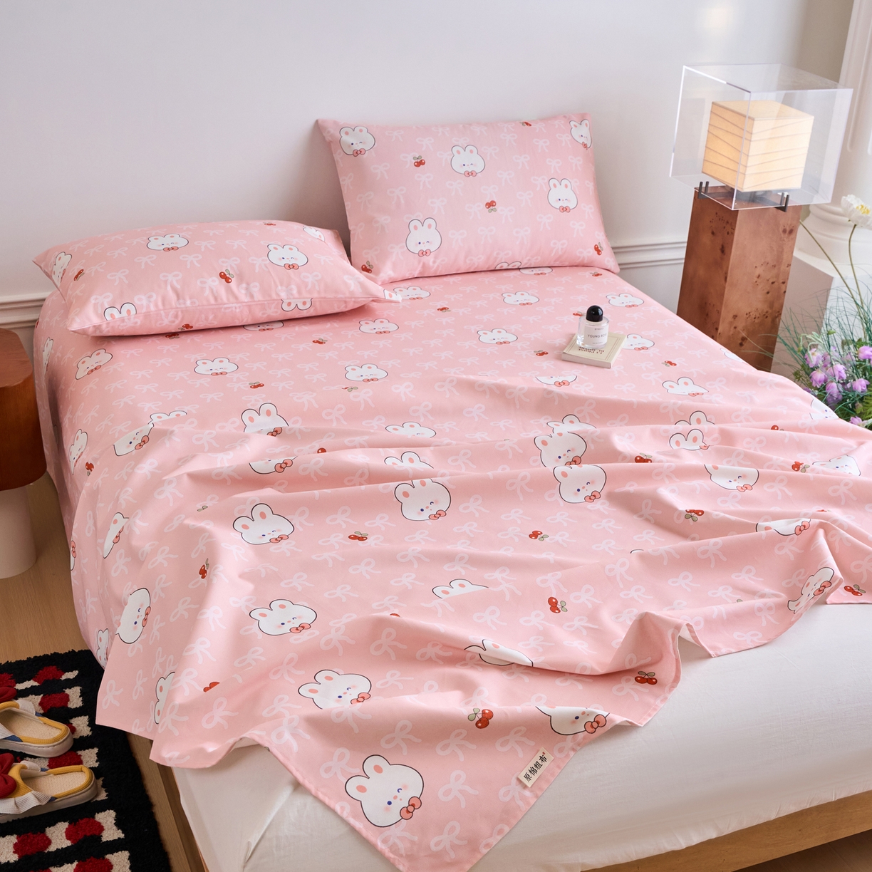 91家纺网 家纺一手货源 找家纺 春皖家纺 2026春夏新品简约款老粗布系列床单单品床单床单单件 予光