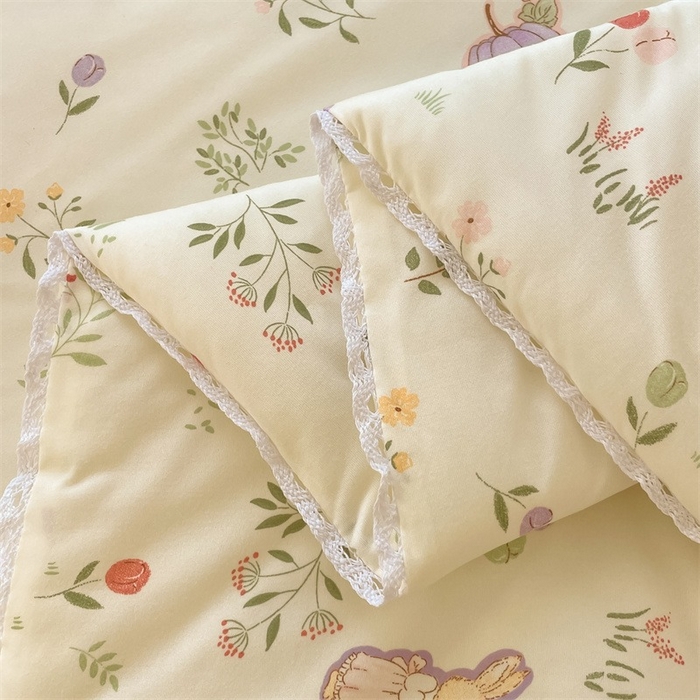 91家纺网 家纺一手货源 找家纺 2026新款A类针织棉被芯夏凉被春秋被冬被儿童学生成人冬被加厚被子大豆被—影棚图 南瓜小兔