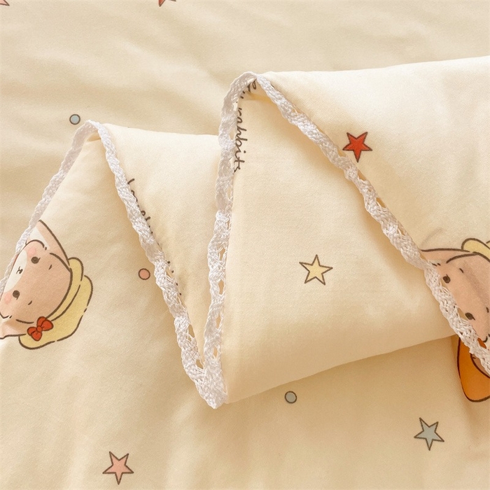 91家纺网 家纺一手货源 找家纺 2026新款A类针织棉被芯夏凉被春秋被冬被儿童学生成人冬被加厚被子大豆被—影棚图 兔子乐园