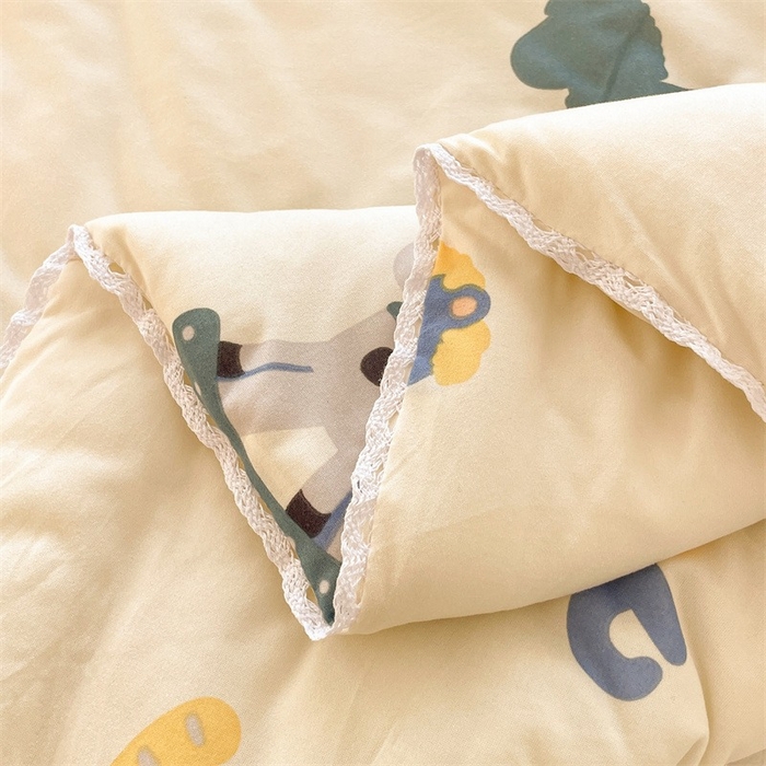 91家纺网 家纺一手货源 找家纺 2026新款A类针织棉被芯夏凉被春秋被冬被儿童学生成人冬被加厚被子大豆被—影棚图 小木马