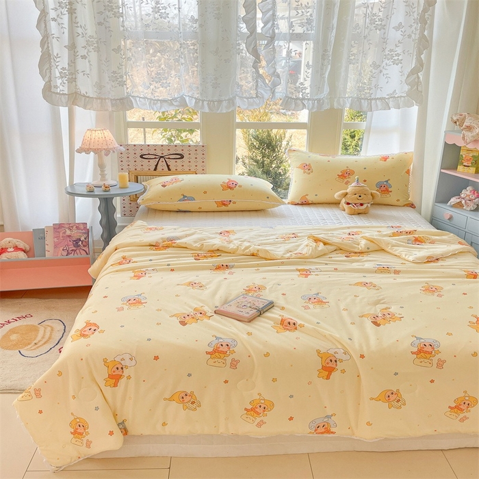 91家纺网 家纺一手货源 找家纺 2026新款A类针织棉被芯夏凉被春秋被冬被儿童学生成人冬被加厚被子大豆被—影棚图 星星宝宝