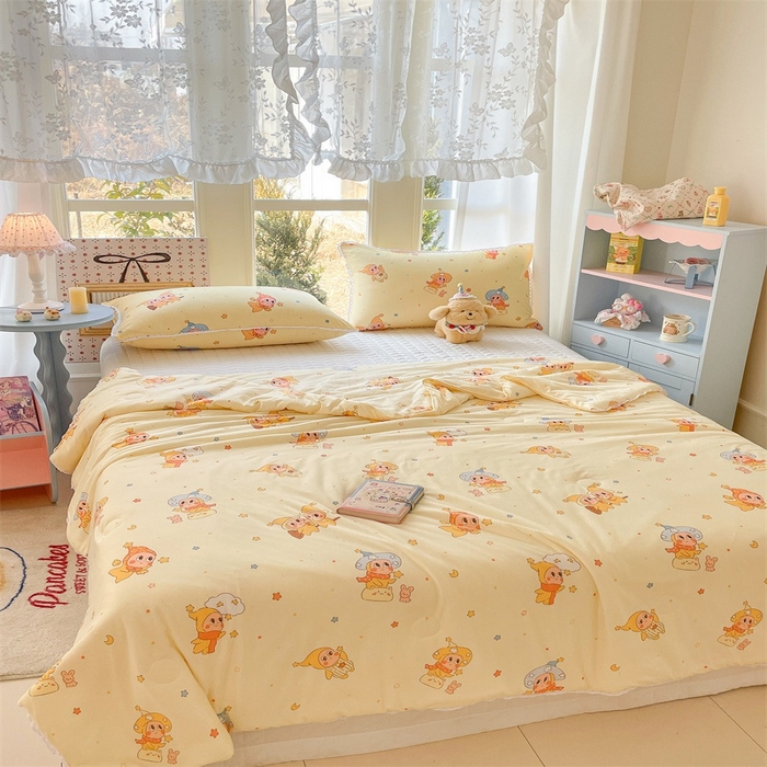 91家纺网 家纺一手货源 找家纺 2026新款A类针织棉被芯夏凉被春秋被冬被儿童学生成人冬被加厚被子大豆被—影棚图 星星宝宝