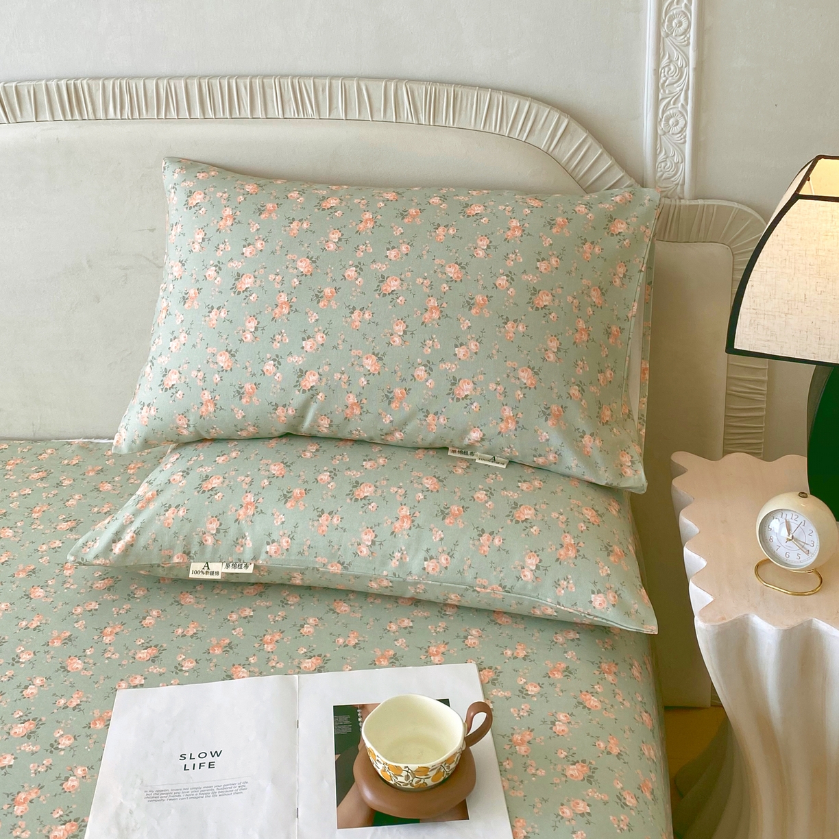 91家纺网 家纺一手货源 找家纺 春皖家纺 2026春夏新品简约款老粗布系列床单单品床单床单单件 知微