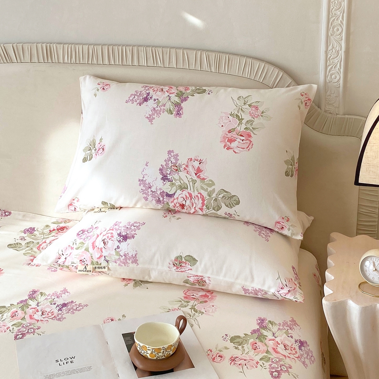 91家纺网 家纺一手货源 找家纺 （总）春皖家纺 2026春夏新品简约款老粗布系列枕套单品单枕套 枕套单件