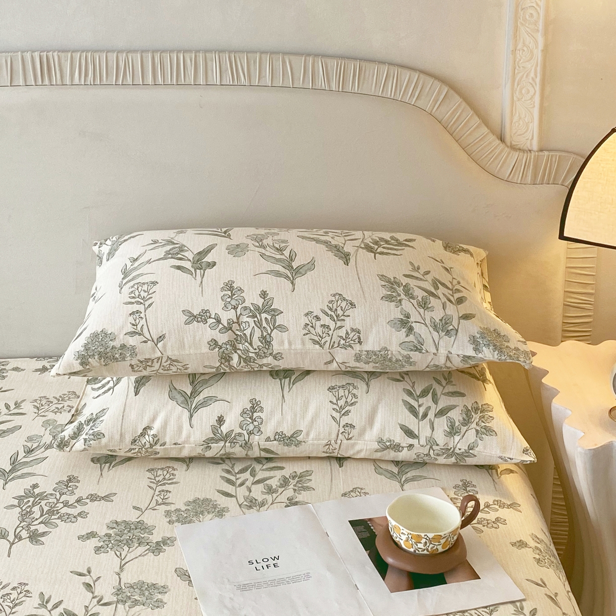 91家纺网 家纺一手货源 找家纺 春皖家纺 2026春夏新品简约款老粗布系列床单单品床单床单单件 子青