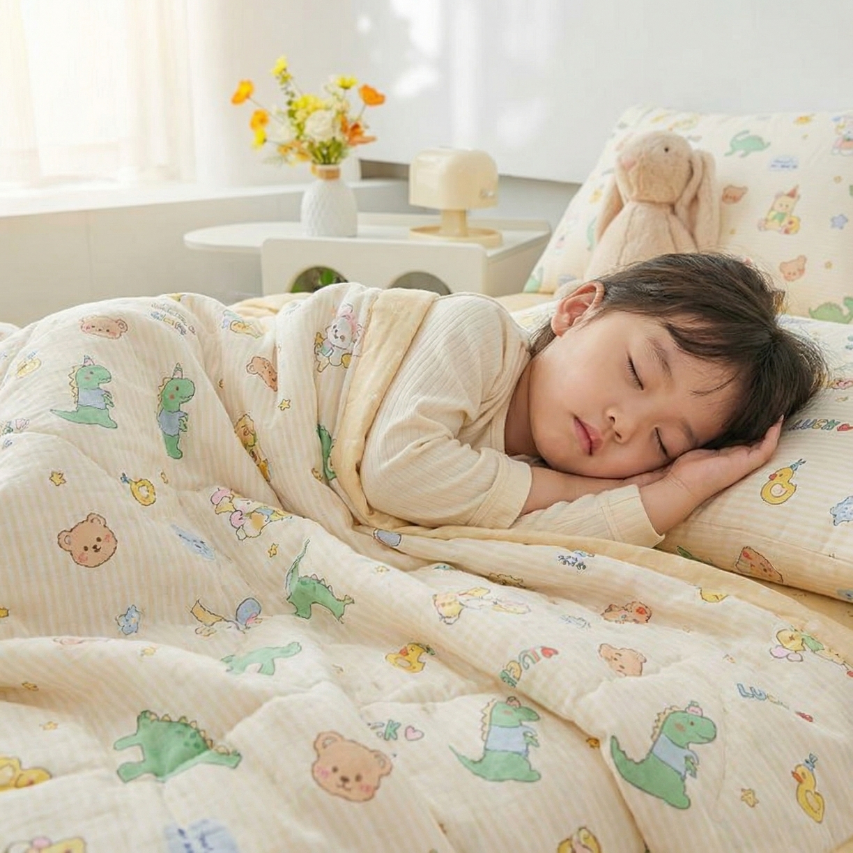 91家纺网 家纺一手货源 找家纺 （总）尊妙被业 2026新款小清新花卉里外全棉纯棉棉花被夏被夏凉被空调被